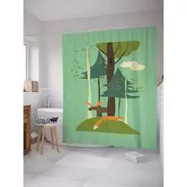 Шторка-занавеска для ванной JOYARTY