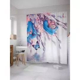 Шторка-занавеска для ванной JOYARTY