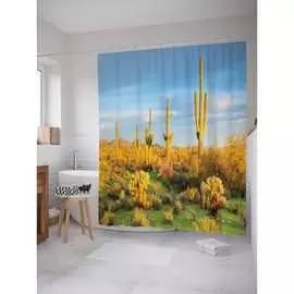 Шторка-занавеска для ванной JOYARTY