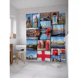 Шторка-занавеска для ванной JOYARTY