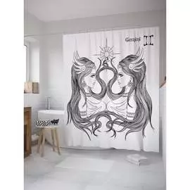 Шторка-занавеска для ванной JOYARTY