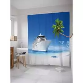 Шторка-занавеска для ванной JOYARTY