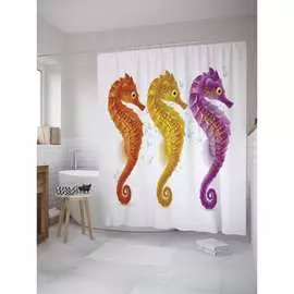 Шторка-занавеска для ванной JOYARTY