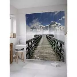 Шторка-занавеска для ванной JOYARTY