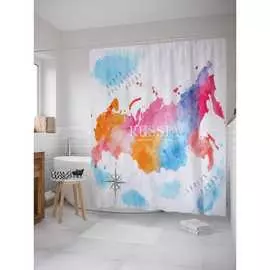 Шторка-занавеска для ванной JOYARTY