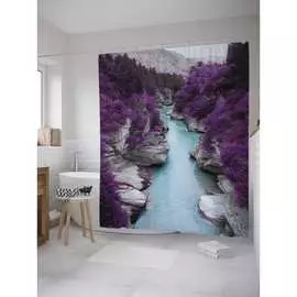 Шторка-занавеска для ванной JOYARTY