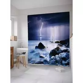 Шторка-занавеска для ванной JOYARTY