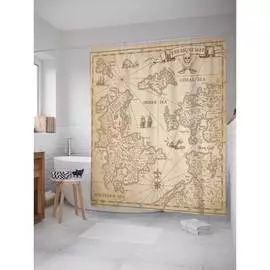 Шторка-занавеска для ванной JOYARTY