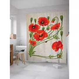 Шторка-занавеска для ванной JOYARTY