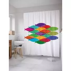 Шторка-занавеска для ванной JOYARTY