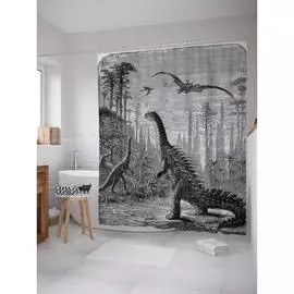 Шторка-занавеска для ванной JOYARTY