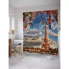 Шторка-занавеска для ванной JOYARTY