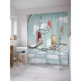 Шторка-занавеска для ванной JOYARTY