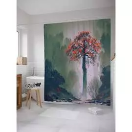 Шторка-занавеска для ванной JOYARTY