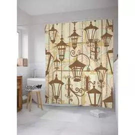 Шторка-занавеска для ванной JOYARTY