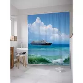 Шторка-занавеска для ванной JOYARTY