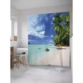 Шторка-занавеска для ванной JOYARTY