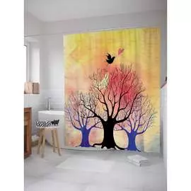 Шторка-занавеска для ванной JOYARTY