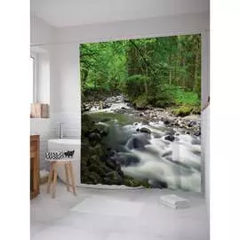 Шторка-занавеска для ванной JOYARTY