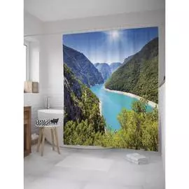 Шторка-занавеска для ванной JOYARTY