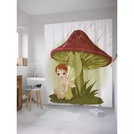 Шторка-занавеска для ванной JOYARTY