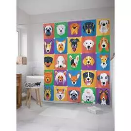 Шторка-занавеска для ванной JOYARTY