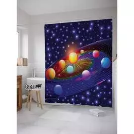 Шторка-занавеска для ванной JOYARTY