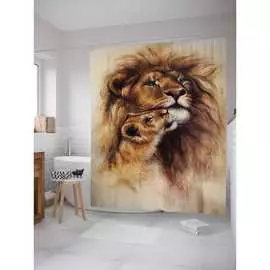 Шторка-занавеска для ванной JOYARTY