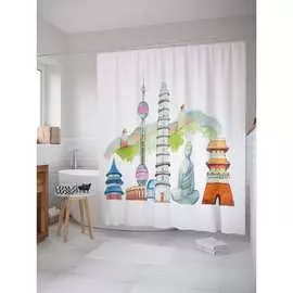 Шторка-занавеска для ванной JOYARTY