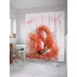 Шторка-занавеска для ванной JOYARTY