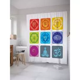 Шторка-занавеска для ванной JOYARTY