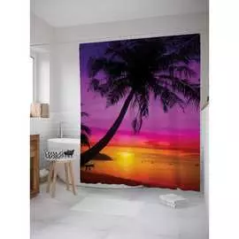 Шторка-занавеска для ванной JOYARTY