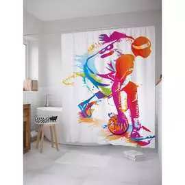 Шторка-занавеска для ванной JOYARTY