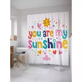 Шторка-занавеска для ванной JOYARTY