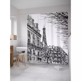 Шторка-занавеска для ванной JOYARTY