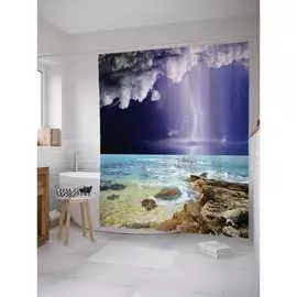 Шторка-занавеска для ванной JOYARTY