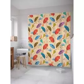 Шторка-занавеска для ванной JOYARTY