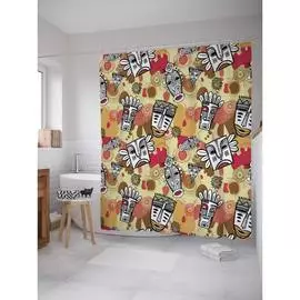 Шторка-занавеска для ванной JOYARTY