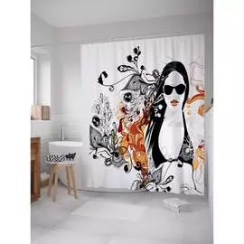 Шторка-занавеска для ванной JOYARTY