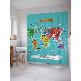 Шторка-занавеска для ванной JOYARTY