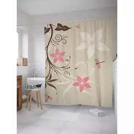 Шторка-занавеска для ванной JOYARTY