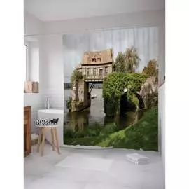 Шторка-занавеска для ванной JOYARTY