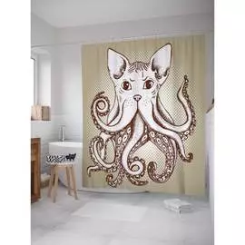 Шторка-занавеска для ванной JOYARTY