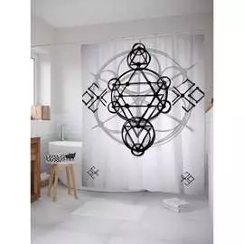 Шторка-занавеска для ванной JOYARTY