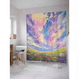 Шторка-занавеска для ванной JOYARTY