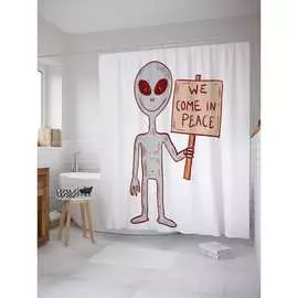 Шторка-занавеска для ванной JOYARTY