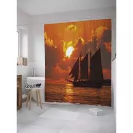 Шторка-занавеска для ванной JOYARTY