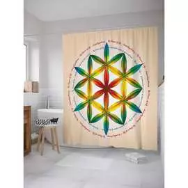 Шторка-занавеска для ванной JOYARTY