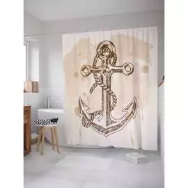 Шторка-занавеска для ванной JOYARTY