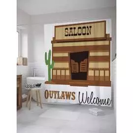 Шторка-занавеска для ванной JOYARTY